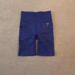 Gymshark adapt animal print biker shorts
